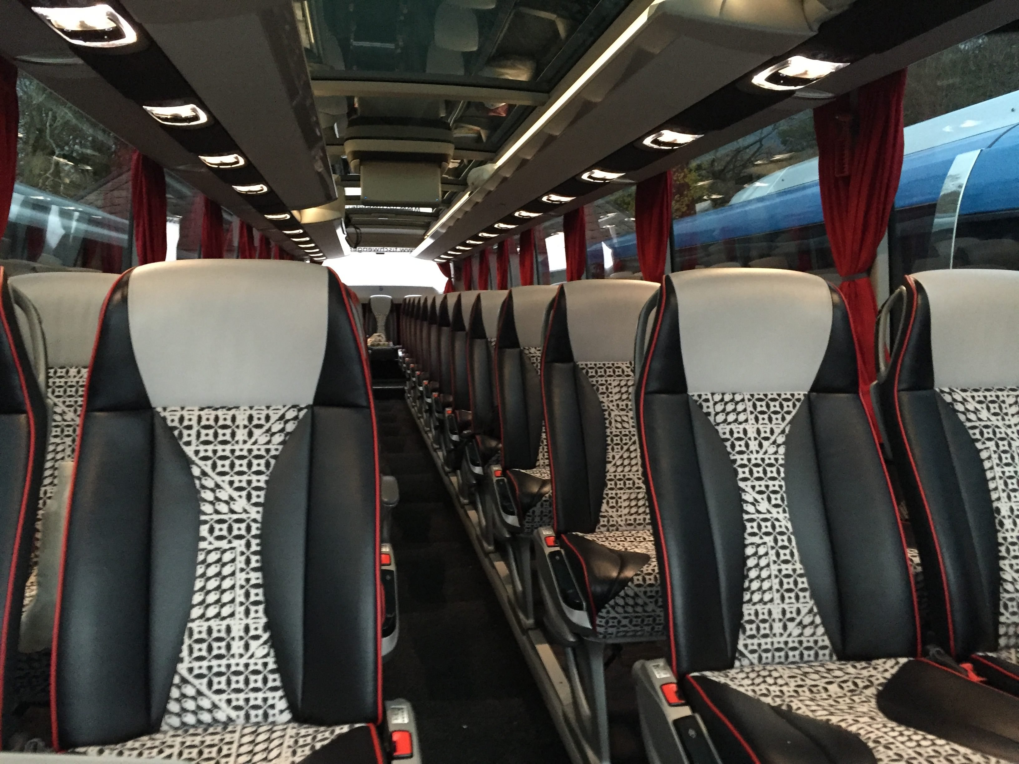 Setra s415 салон