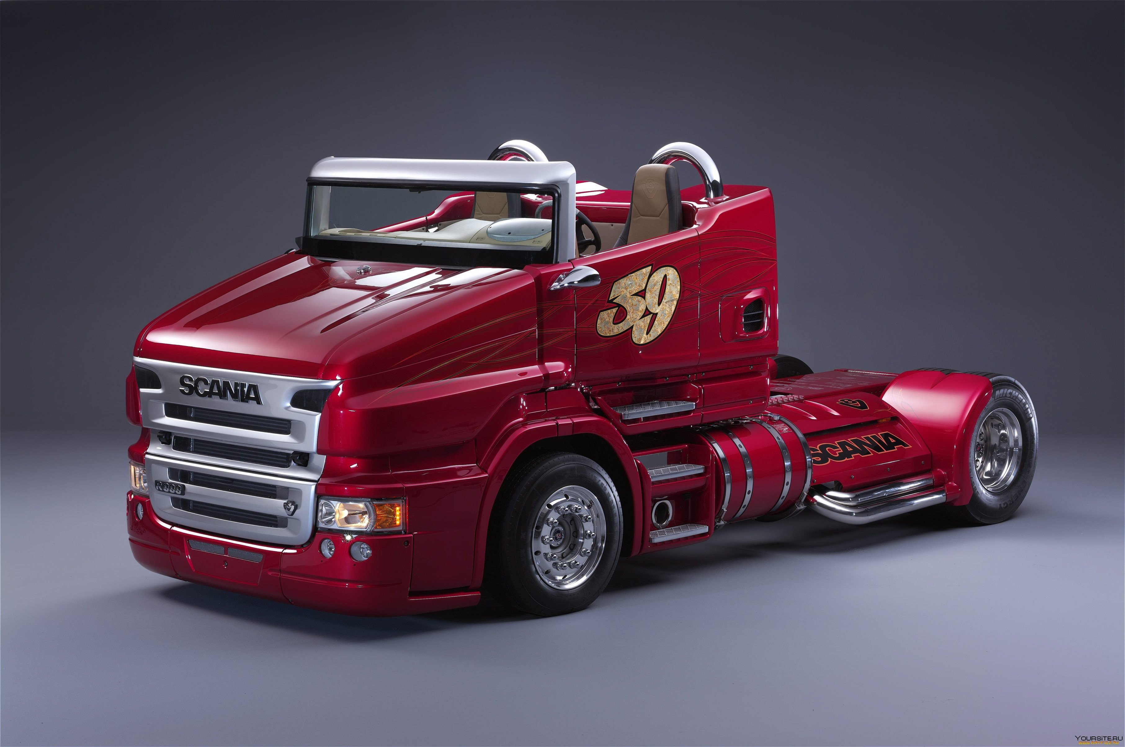 scania r999 red pearl