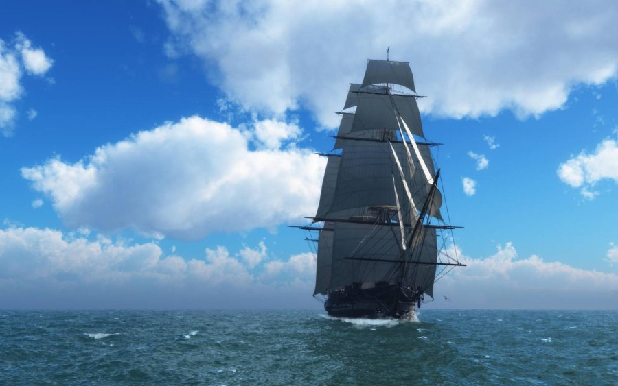 Чёрная Жемчужина корабль пираты Карибского моря