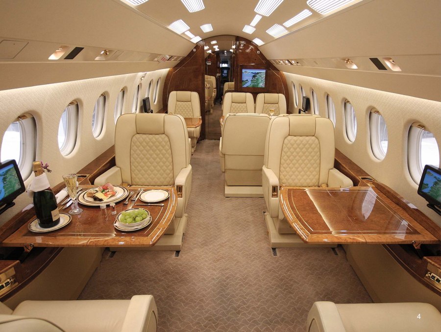 Falcon 2000lxs салон