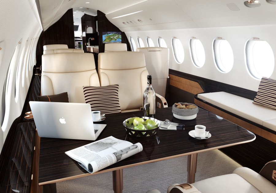 Dassault Falcon 8x интерьер