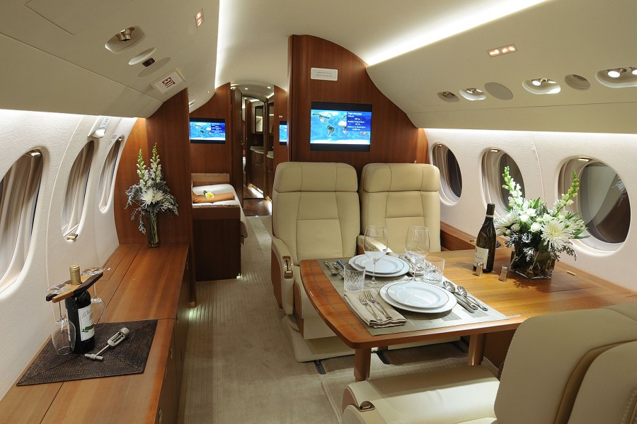 Falcon 7x планировка