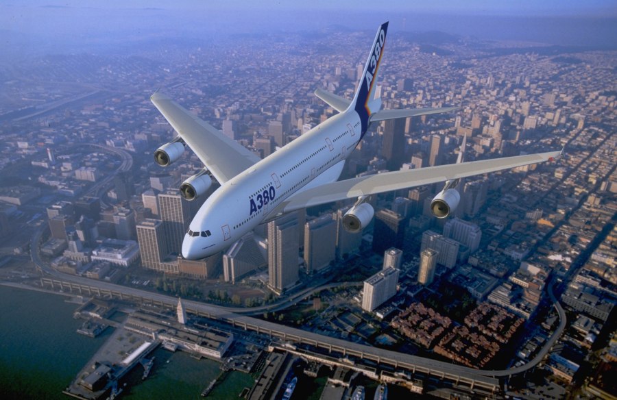 Самолет а380 салон