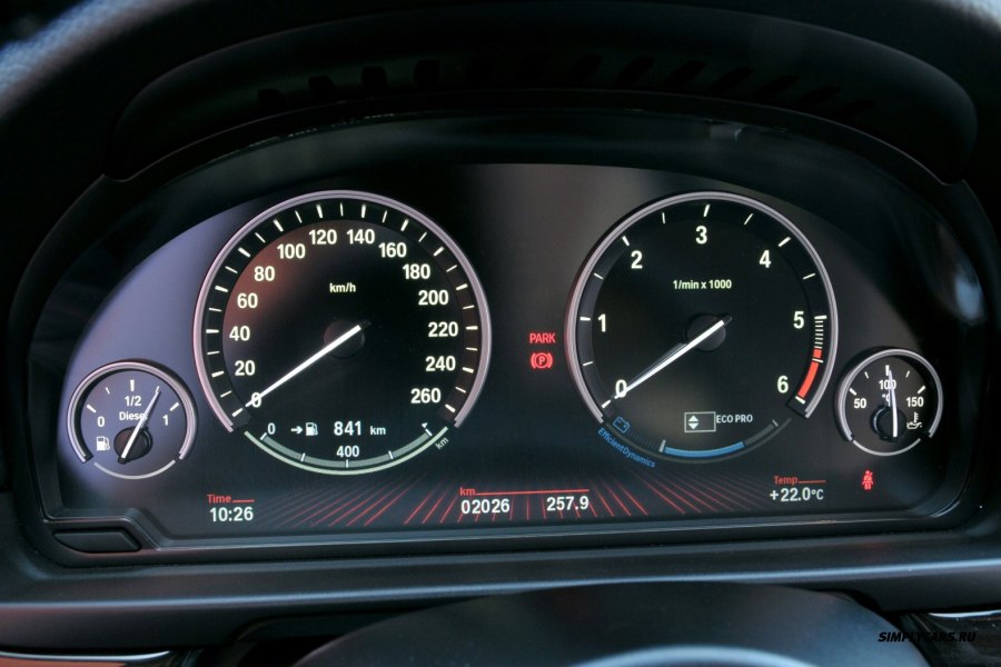 Спидометр автомобиля BMW 520
