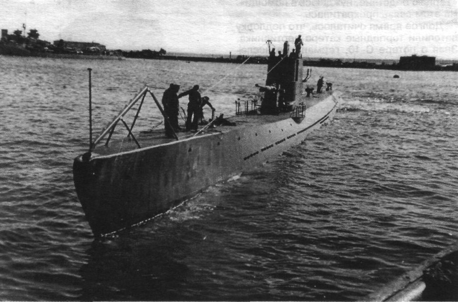 Советская крейсерская дизель-электрическая подводная лодка к-55.