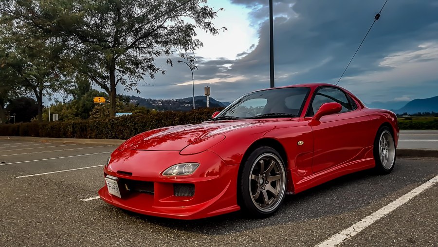 Mazda rx7 черная