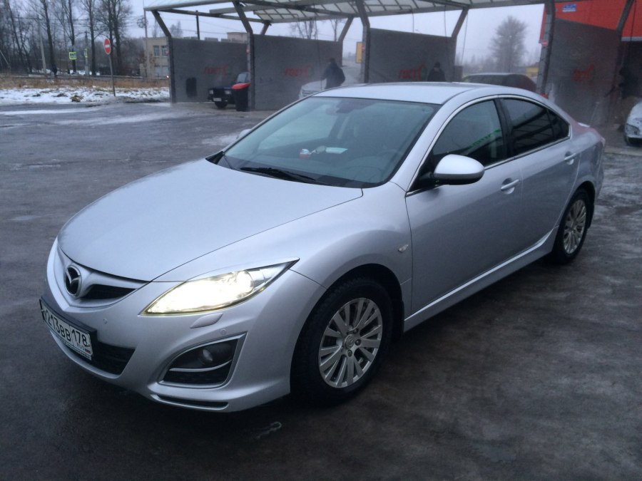 Mazda mazda6 GH серебро тонированная