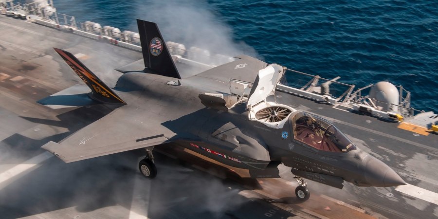 F-35 Lightning II посадка
