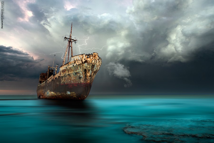 Glass Water Boat