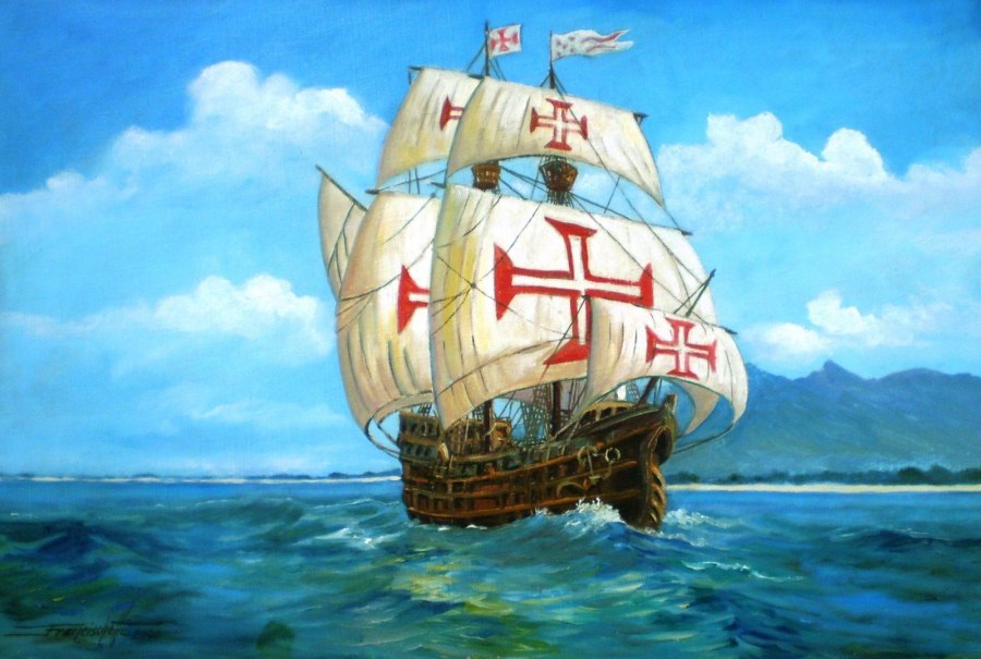 Caravela португальский корабль