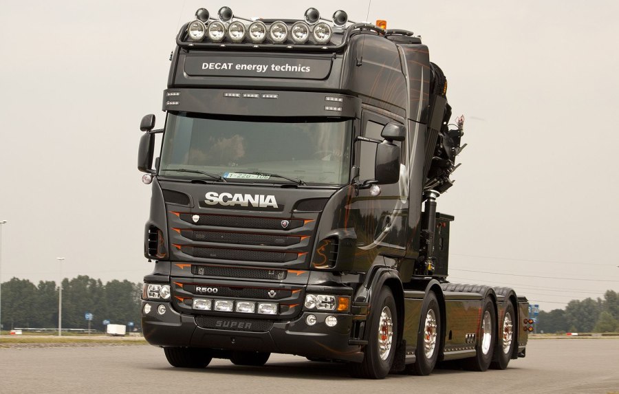 Скания r500 тонаром