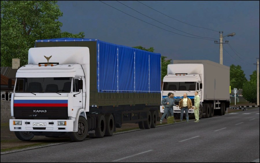 КАМАЗ 5460 дальнобойщики 2