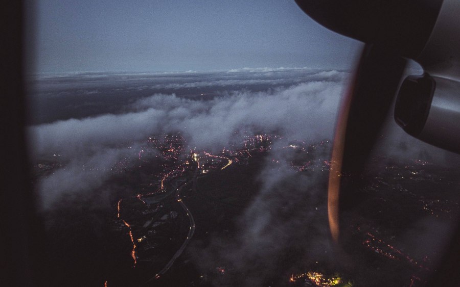 Вид из окна самолета