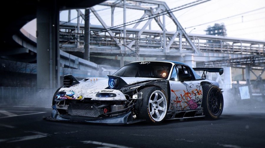 Dodge Challenger бернаут