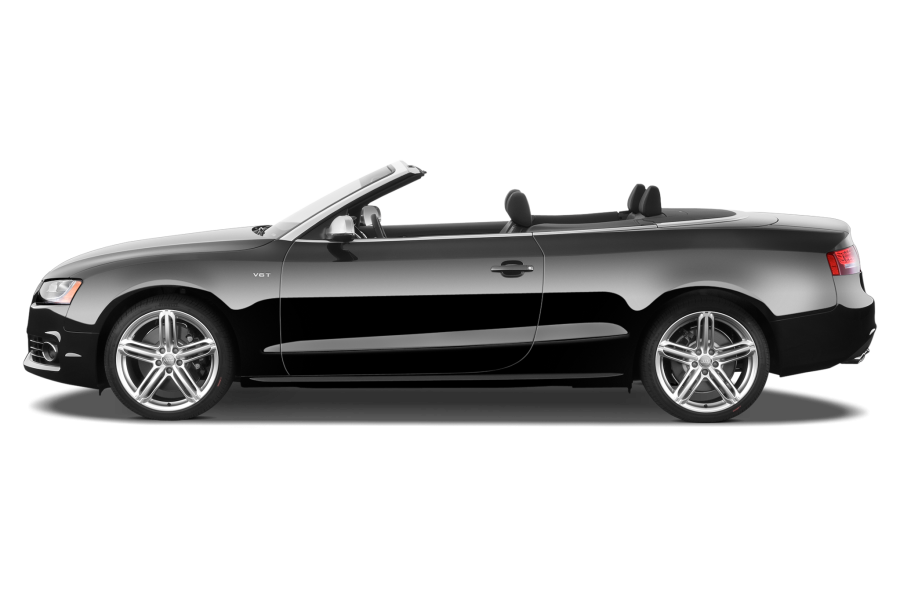 Audi a5 Cabrio 2010 на белом фоне