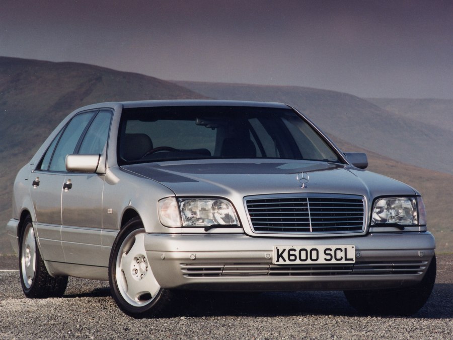 Мерседес w140 черный