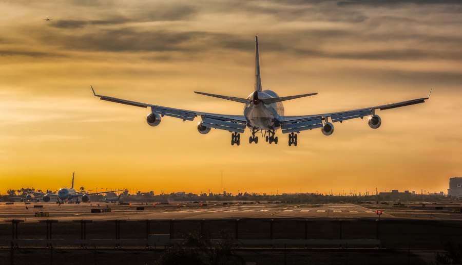 Боинг 737 взлет
