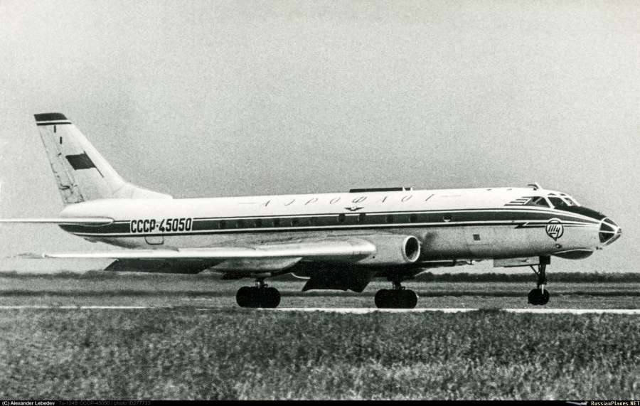Самолёт ту-124 ш