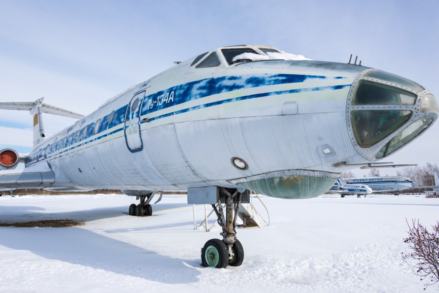 Ту-134 пассажирский самолёт АЛРОСА