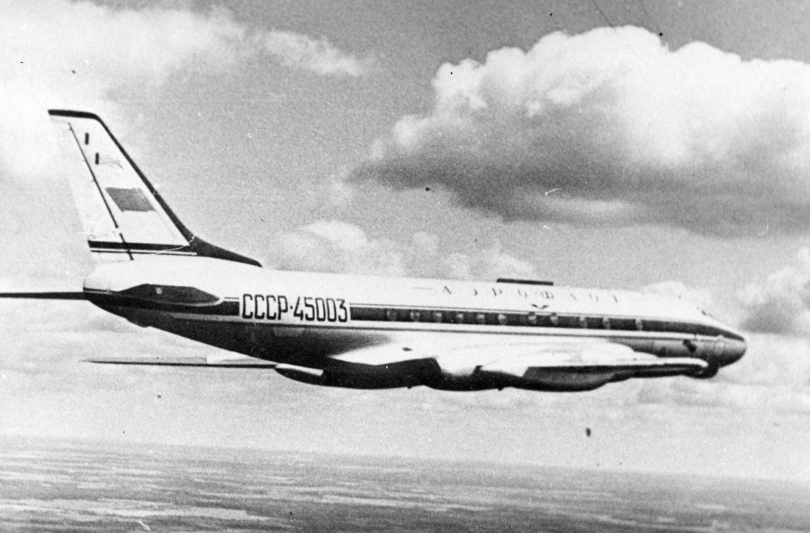 Ту-124а (прототип ту-134), СССР-45075, Новогиреево