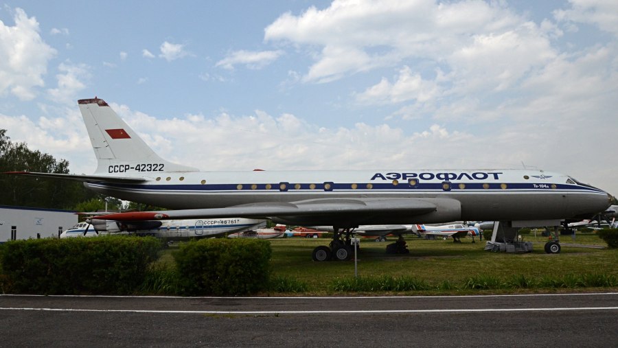 Ту 124 аэродром Ельцовка Новосибирск