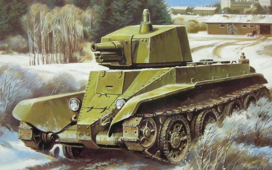 Советский танк д-38