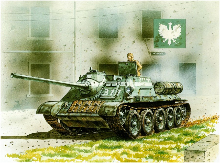 Советская самоходка Су-85