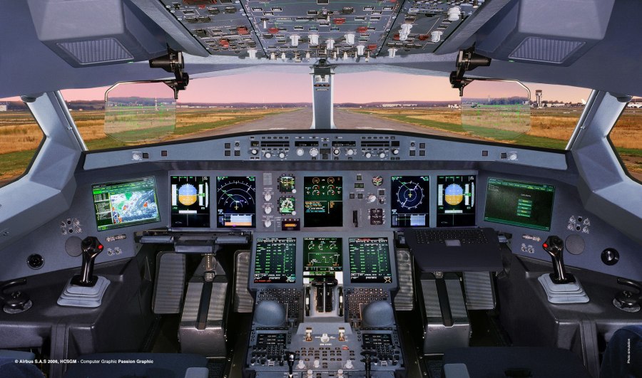 Приборная панель Airbus a350