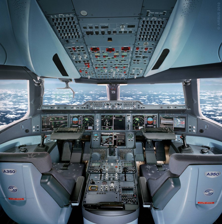 A350 XWB кабина