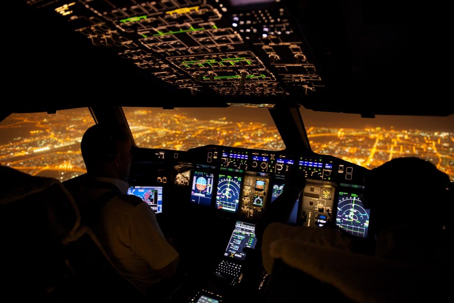 Airbus a350 кабина