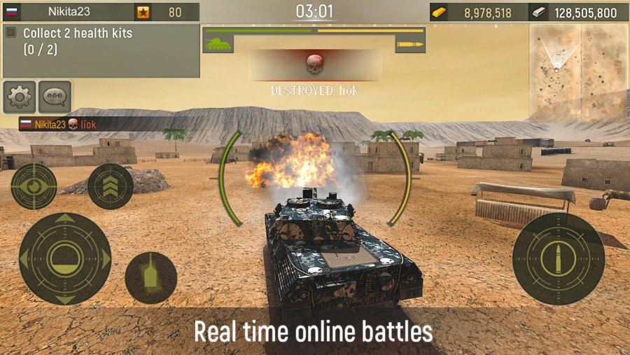 Grand Tanks: онлайн игра