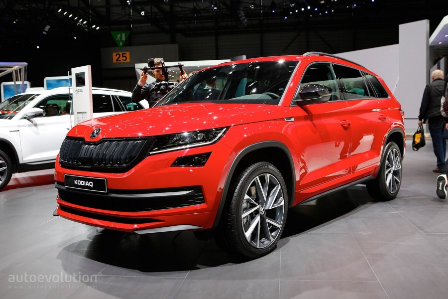 Skoda Kodiaq Sportline красный
