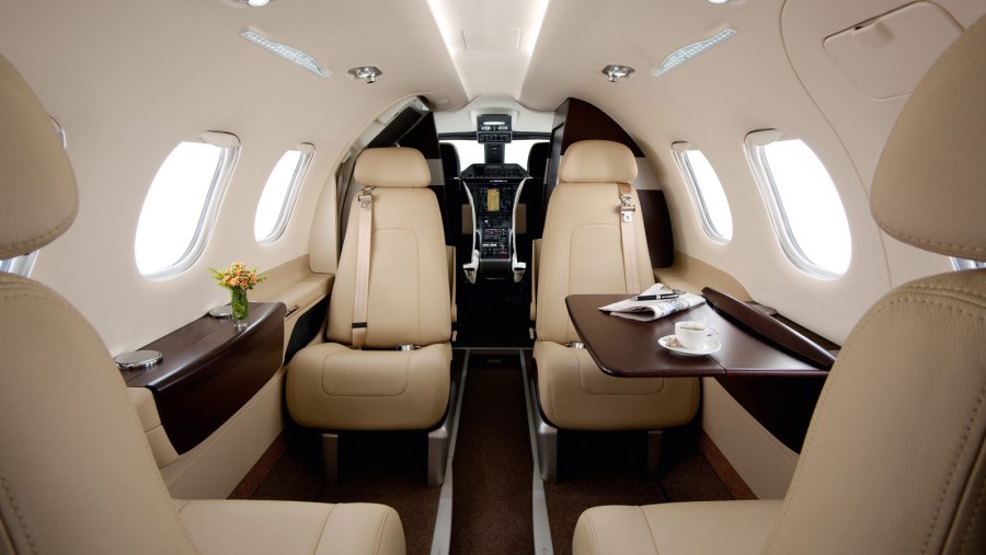 Phenom 450 Embraer интерьер