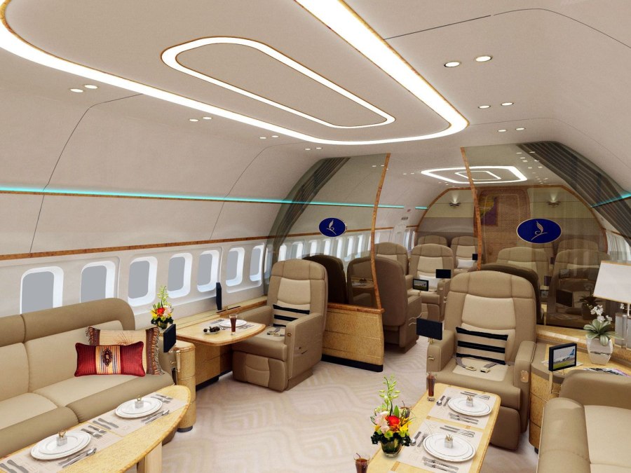 Боинг бизнес Джет 737 салон