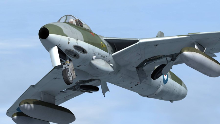 Hawker Hunter кабина