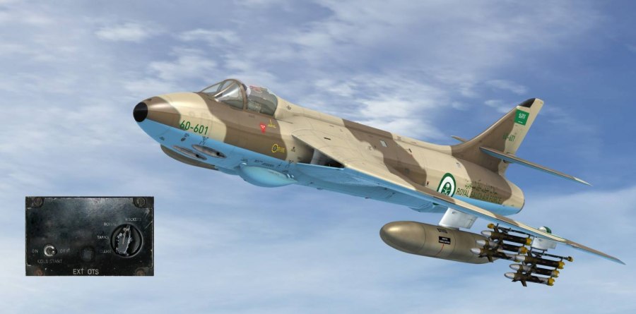 Истребитель-бомбардировщик Hunter MK.58