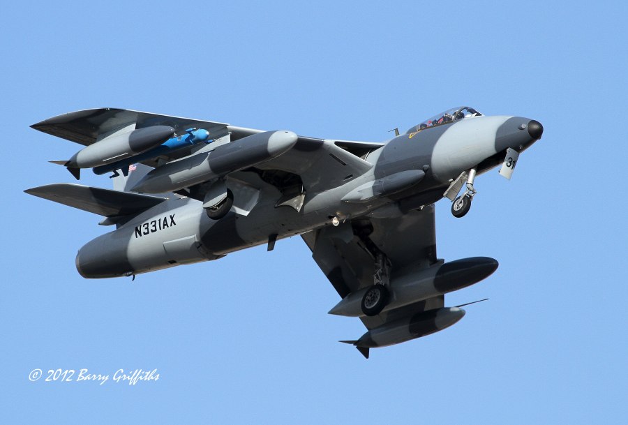 Самолет Hawker Hunter f1, f4, f6