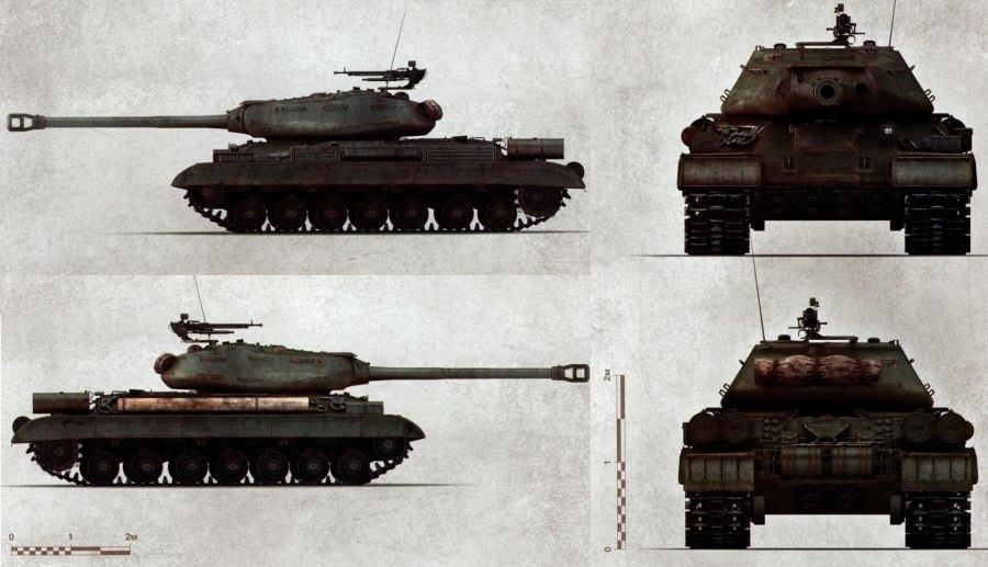 ИС-4м отличие от ИС-4