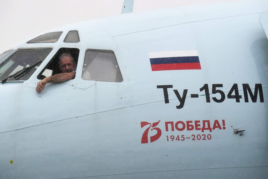 Ту 154 АЛРОСА последний рейс