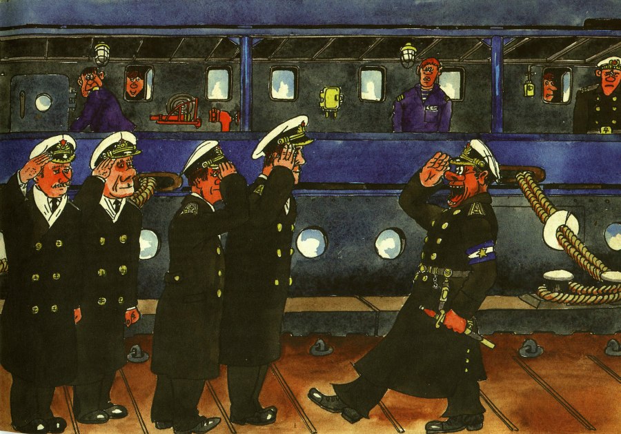 Рисунки подводника Каравашкина