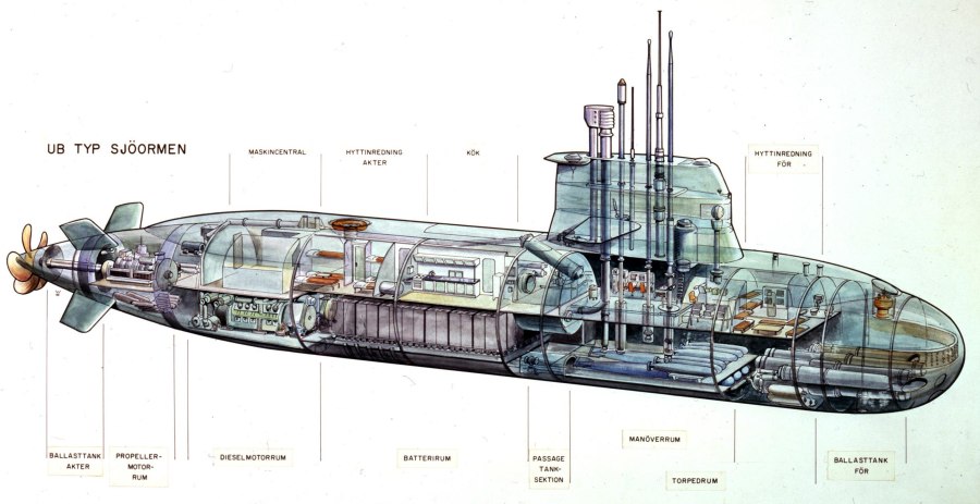 Astute-class Submarine Cutaway
