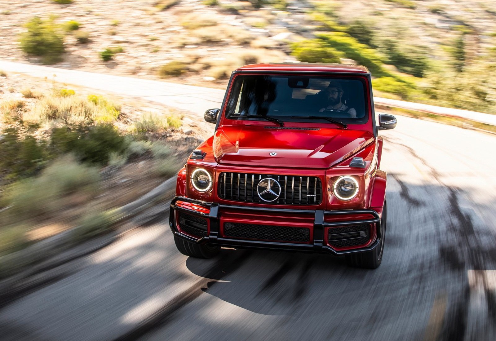 Mercedes Benz g63 AMG Red