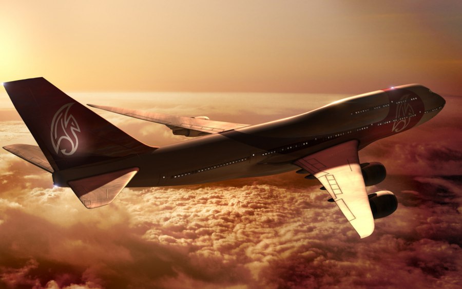 Boeing 747 обои