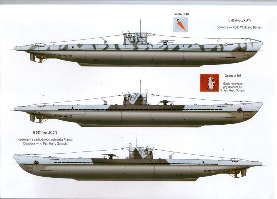 Камуфляж немецких подводных лодок второй мировой войны