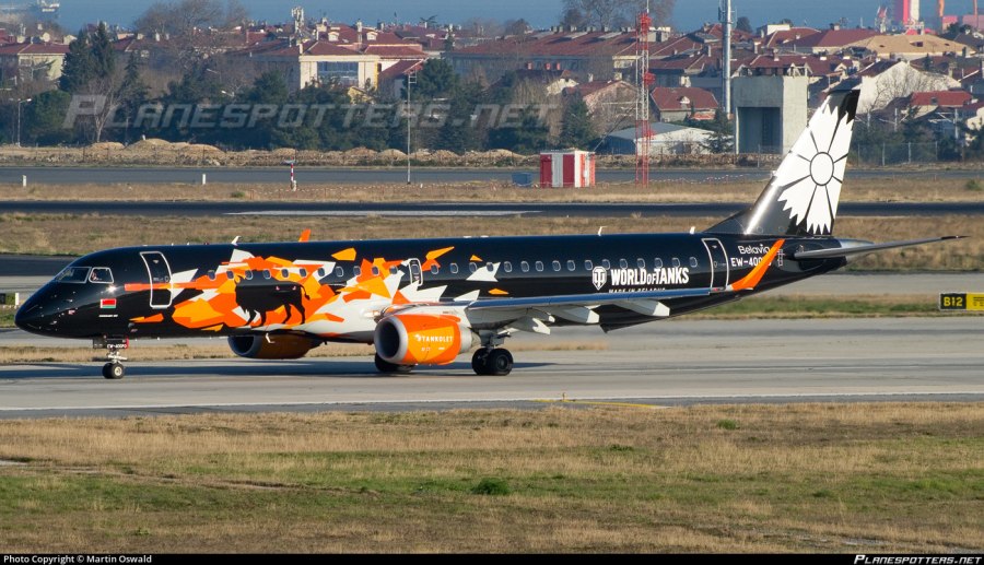 Embraer e195 Белавиа