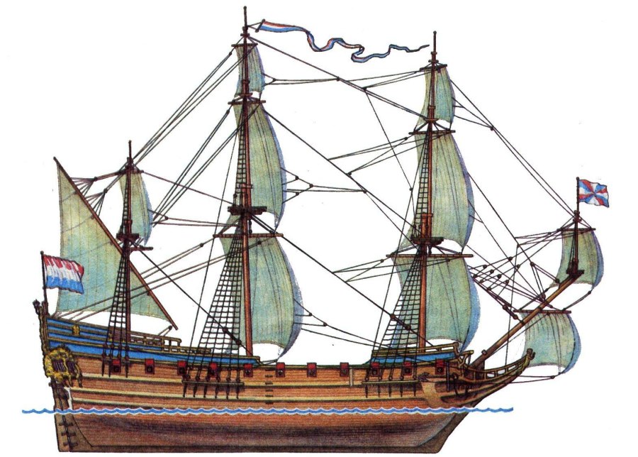 Фрегат Орел 1668 модель