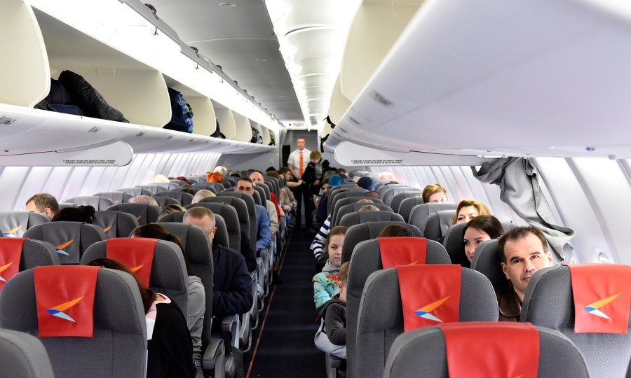 Боинг 787-800 салон