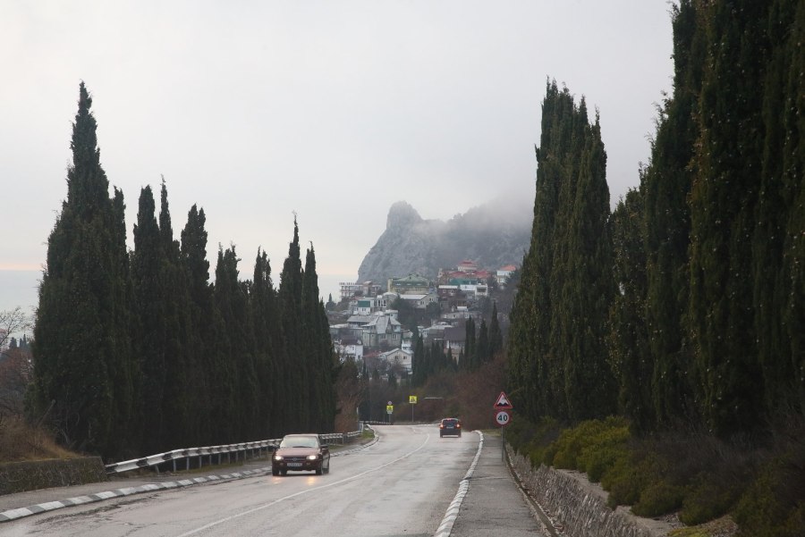 Трасса Судак Алушта