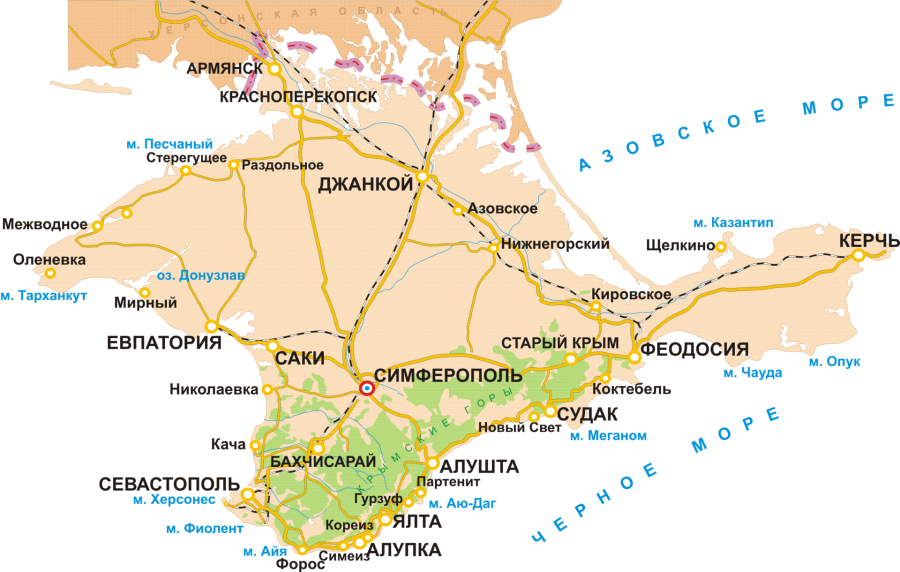 Дорога Алушта Ялта