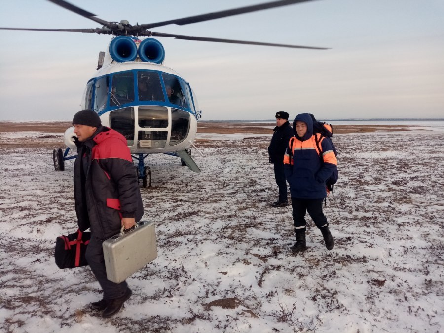 Вертолетная переправа Салехард Лабытнанги